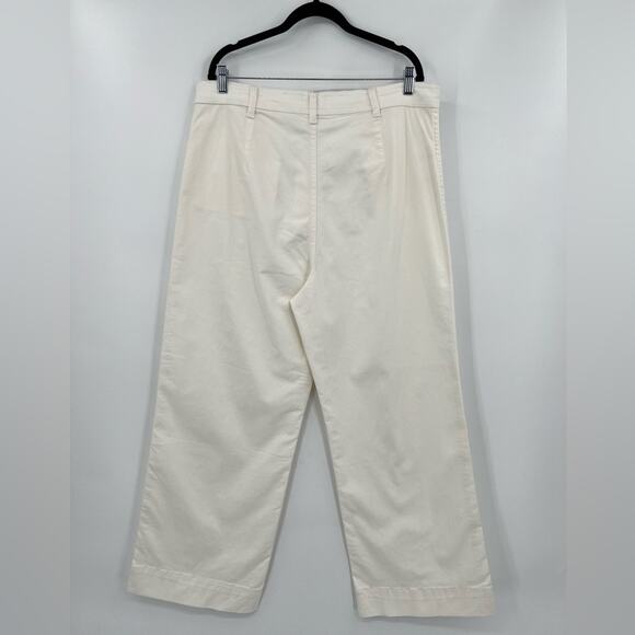 Marine Layer Cream Wide Leg Pants - Picture 8 of 14